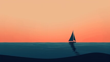 Fototapeta premium As the ship set sail into the horizon it was a testament to the unwavering strength and endurance of the human spirit in the face of towering challenges.