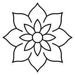Hand-Drawn Mandala Vector.