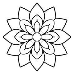 Hand-Drawn Mandala Vector.