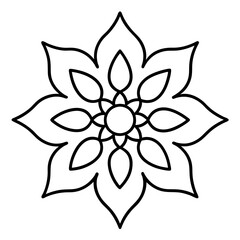 Hand-Drawn Mandala Vector.