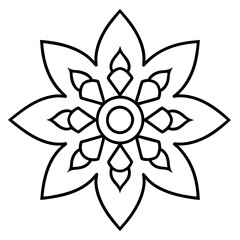Hand-Drawn Mandala Vector.