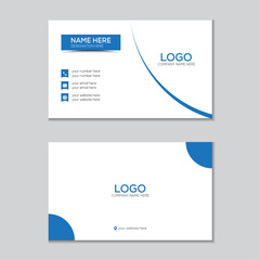 Business Card Design Layout.
