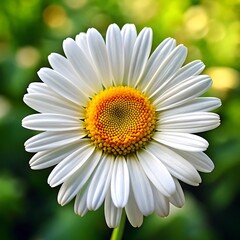 green leaf on a white background
