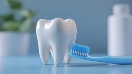 Close-up 3D rendering of dental implant surgery showcasing the step-by-step process of placing a titanium implant in the jawbone with detailed anatomical accuracy