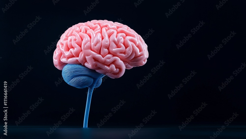 Poster advanced brain-machine interface showcasing neural networks