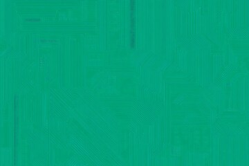 Fototapeta premium Futuristic vector illustration of a aqua circuit board with intricate digital tech elements, perfect for advanced technology backgrounds.