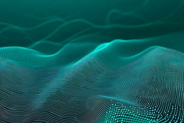 Futuristic vector illustration of a aqua circuit board with intricate digital tech elements, perfect for advanced technology backgrounds.