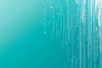 Futuristic vector illustration of a aqua circuit board with intricate digital tech elements, perfect for advanced technology backgrounds.