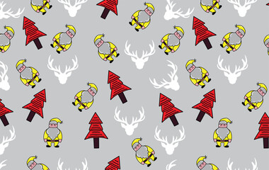 Santa clause seamless pattern,abstract background