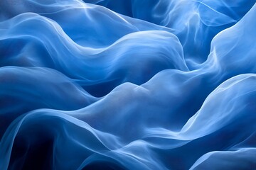 Obraz premium Navy blue abstract wavy background