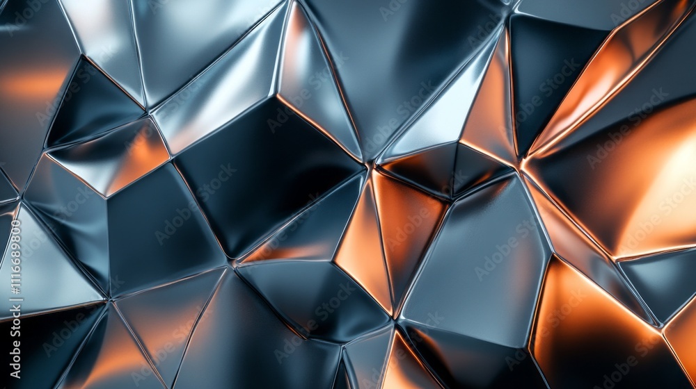 Poster intricate metallic surfaces exhibit striking patterns, vividly illuminated by a warm light source. t