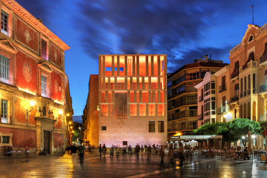 Murcia City Hall (Moneo building) in Piazza Cardinal Belluga, Spain