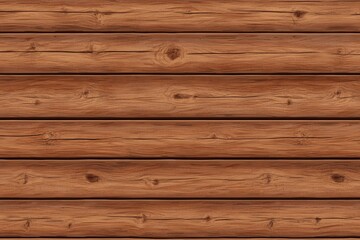 Fototapeta premium Textured wooden log cabin wall background with natural brown planks