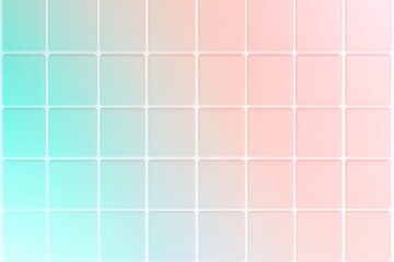 Gradient pastel tile pattern with soft blue and pink hues