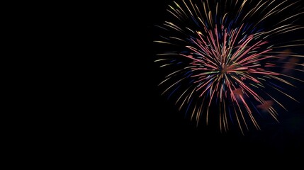 Fototapeta premium Fireworks background holidays concept.