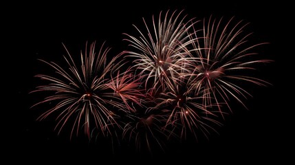 Fireworks background holidays concept.