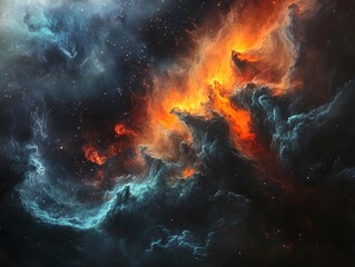 Mesmerizing abstract image featuring swirling golden particles in a spiral formation, evoking cosmic energy and dynamic motion against a dark background