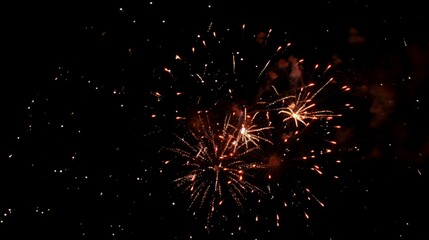 Obraz premium Fireworks background holidays concept.
