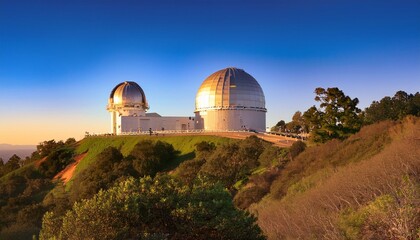Obraz premium Celestial Horizons: LA's Hilltop Observatory