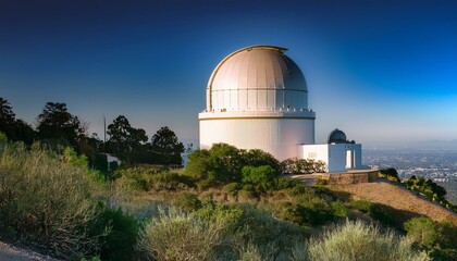 Fototapeta premium Echoes of the Sky: A LA Hilltop Observatory