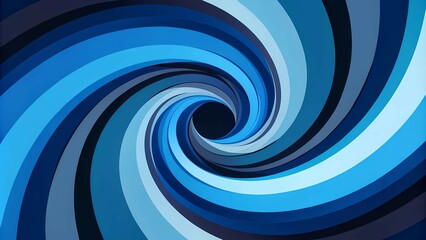 Fototapeta premium Blue Swirl Motion: Dynamic Abstract Vortex Design
