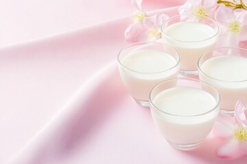 Elegant Makgeolli tasting event showcasing smooth rice wine served in delicate glassware under warm lighting