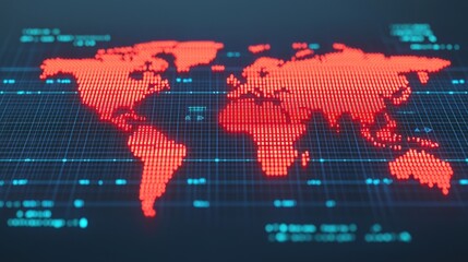 Global trade dynamics understanding tariff barriers and economic concepts in a digital world map environment