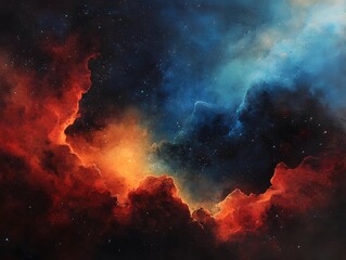 Obraz premium Mesmerizing abstract image featuring swirling golden particles in a spiral formation, evoking cosmic energy and dynamic motion against a dark background