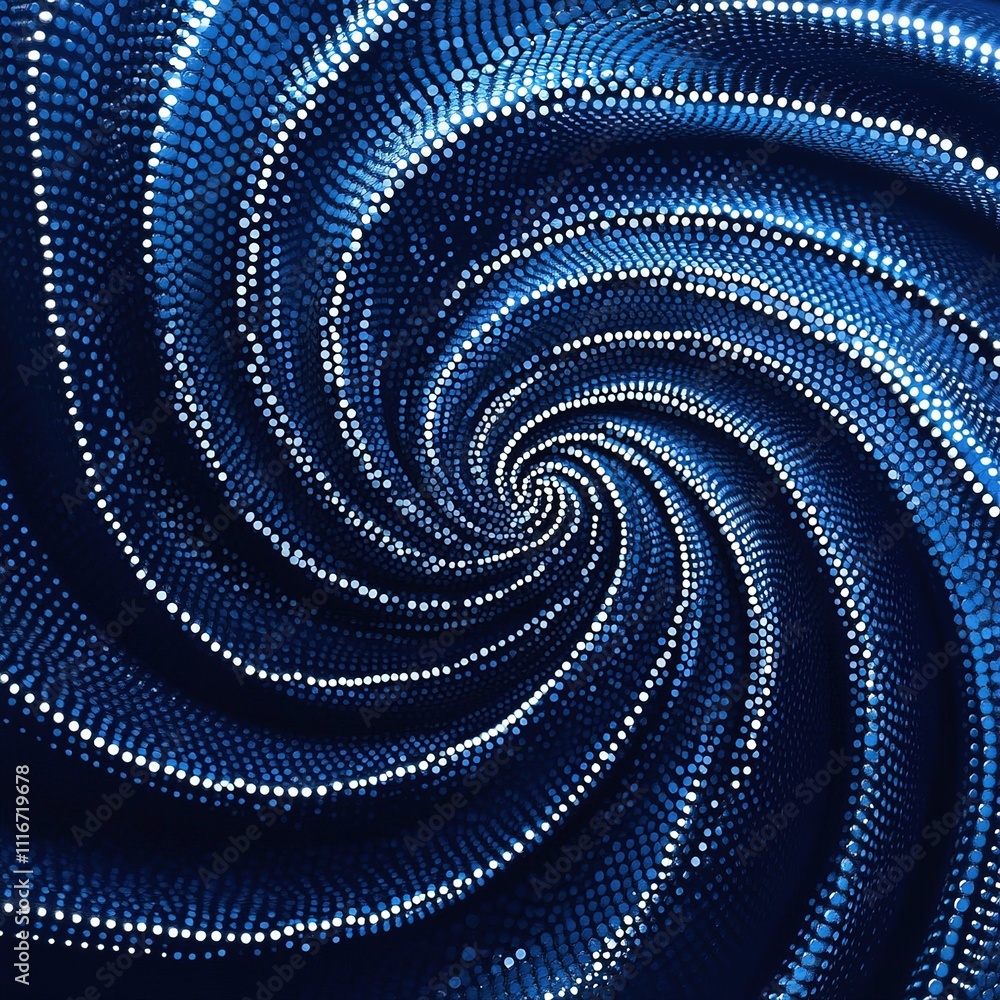Poster spiraling light patterns abstract design digital art modern environment close-up viewpoint visual co
