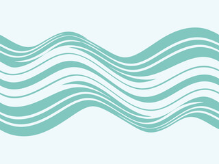 Wavy Blue Center with Light Background. Soft and fluid design. Abstract wavy vector art with a blue center and light background.