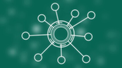 digital networking concept, digital network marketing icon , networking and connection technology icons. business or Sales growth concept animation. certification.   - Powered by Adobe