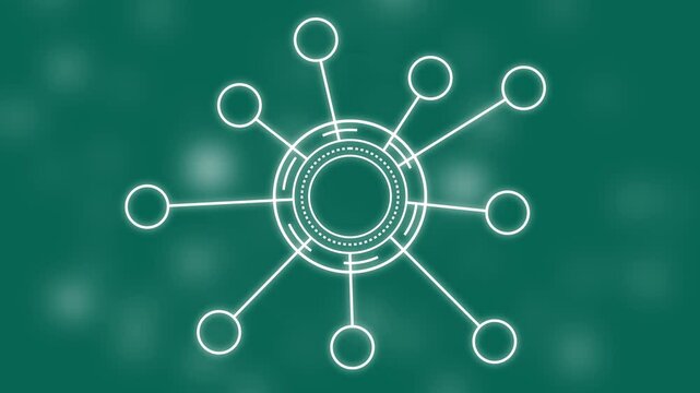 digital networking concept, digital network marketing icon , networking and connection technology icons. business or Sales growth concept animation. certification.   - Powered by Adobe