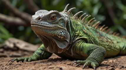 Fototapeta premium Iguana Portrait