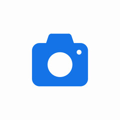photo camera icon sign vector