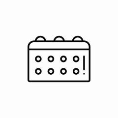 cake pastry icon sign vector