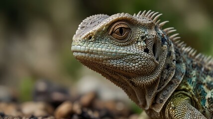 Obraz premium Lizard Portrait