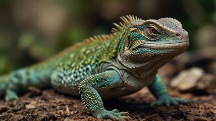 Obraz premium Lizard Portrait