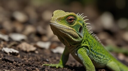 Obraz premium Lizard Portrait