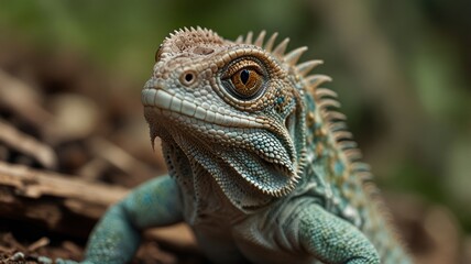 Obraz premium Lizard Portrait