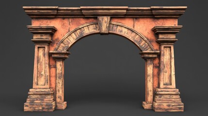 Fototapeta premium Rustic Stone Archway, arch