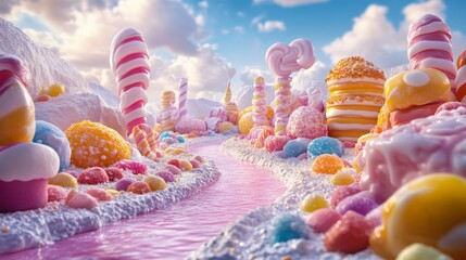 Candy Wonderland Landscape
