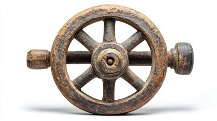 Rustic Wooden Cart Wheel