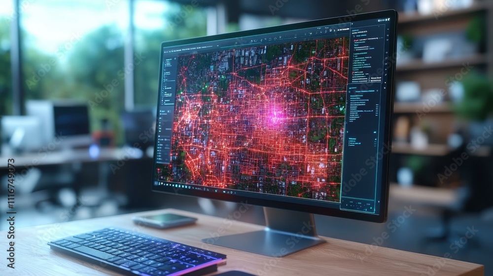 Poster ai-powered workspaces ai-powered workspaces one main object high quality very detailed professional 