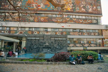 UNAM, Mexico City Mexico; 11 12 2023 UNAM Library Building Autonomous University of Mexico