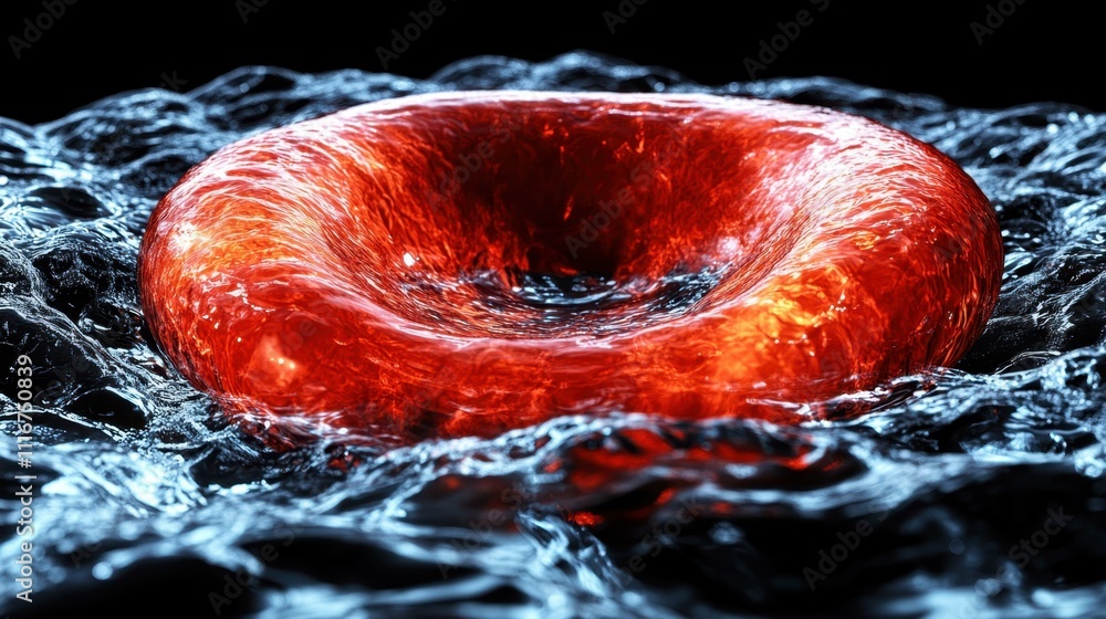Poster medicine abstract image health abstraction abstract image one main object high quality very detailed