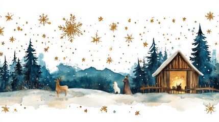 Winter Wonderland Scene