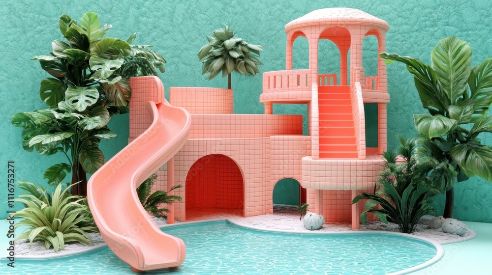Aufkleber creative workspaces playful elements one main object high quality very detailed professional image
