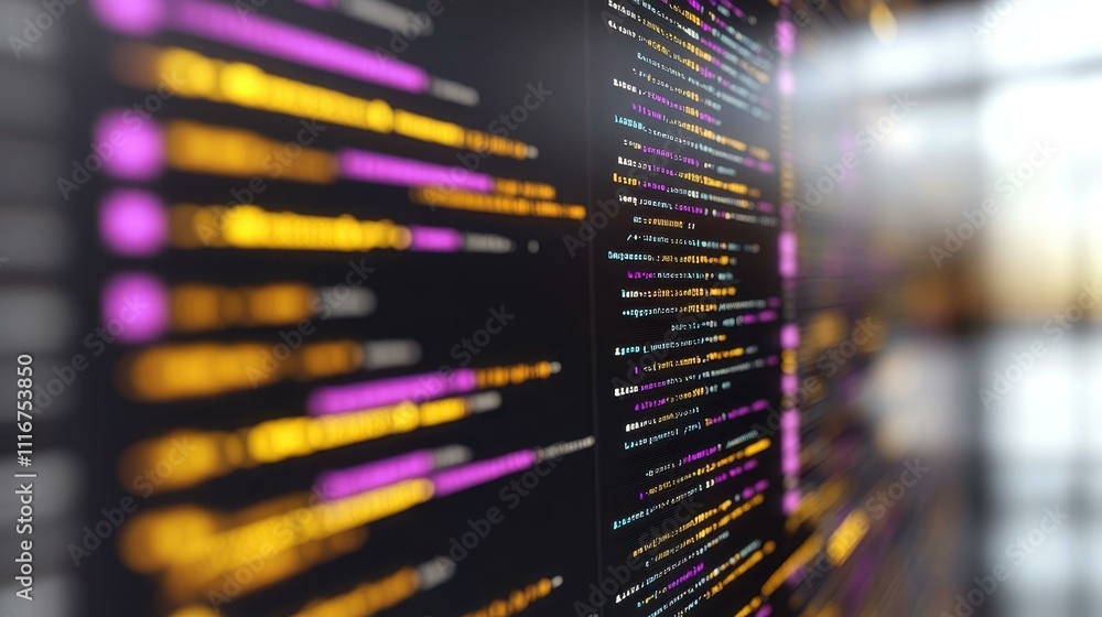 Poster ethical hacking themes code analysis one main object high quality very detailed professional image