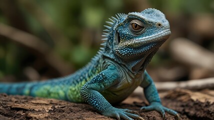 Obraz premium Lizard Portrait