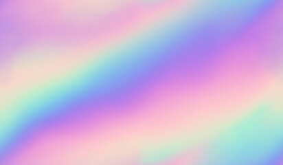 Purple background. Holograph foil texture. Iridescent mirror effect. Holographic glitter backdrop. Rainbow bright gradient. Cute dreamy pattern. Pink blue paper. Sparkle patern. Vector illustration